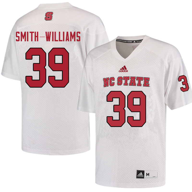 Men #39 James Smith-Williams NC State Wolfpack College Football Jerseys Sale-Red - Click Image to Close